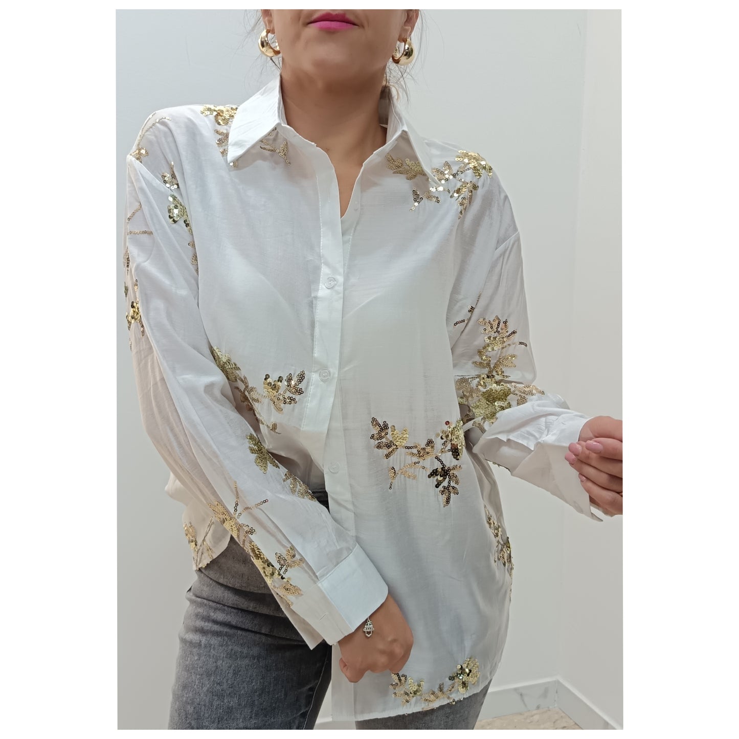 CAMICIA DESY IN PAIETTE