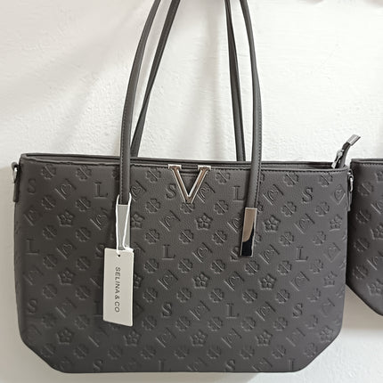 BORSA VICTORY GRIGIO