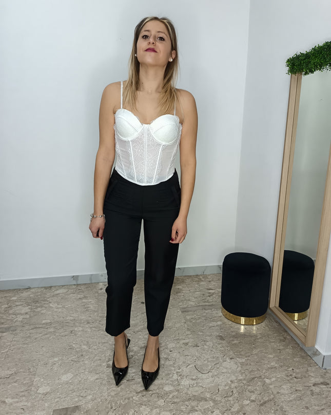 CORSETTO BIANCO VIRGINIA