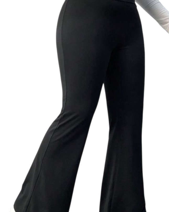 PANTALONI ZAMPA NERO