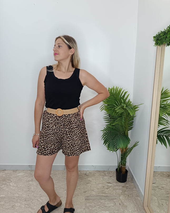 PANTALONCINI ANIMALIER