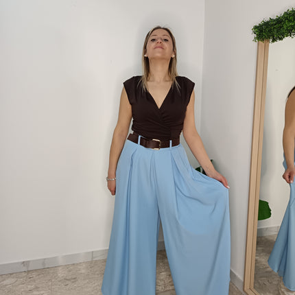 PANTALONI LILLY AZZURRO
