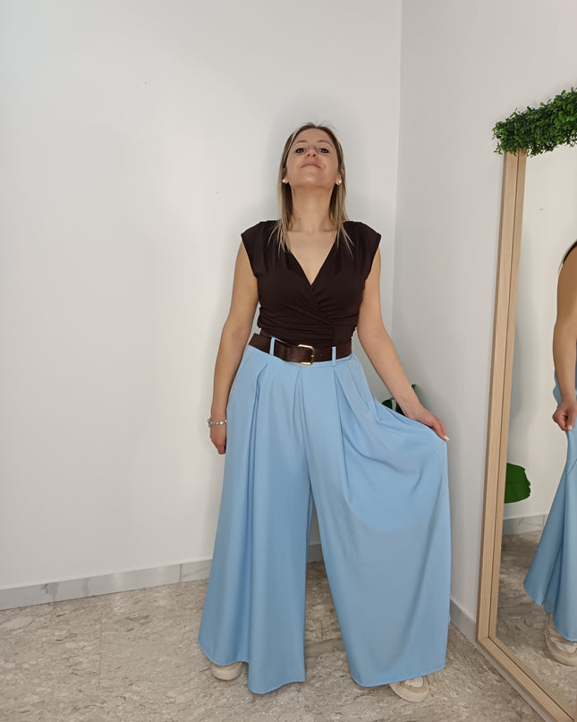 PANTALONI LILLY AZZURRO