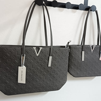 BORSA VICTORY GRIGIO