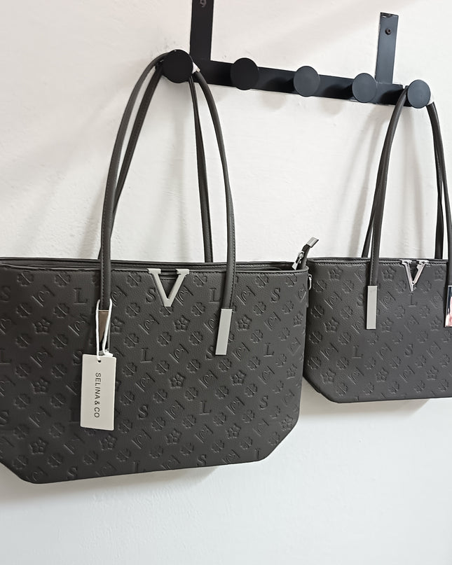 BORSA VICTORY GRIGIO