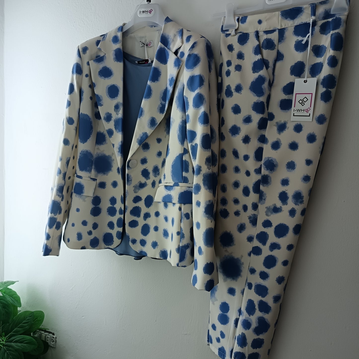 TAILLEUR A FANTASIA MACCHIA COMPLETO DI SOTTO GIACCA XL