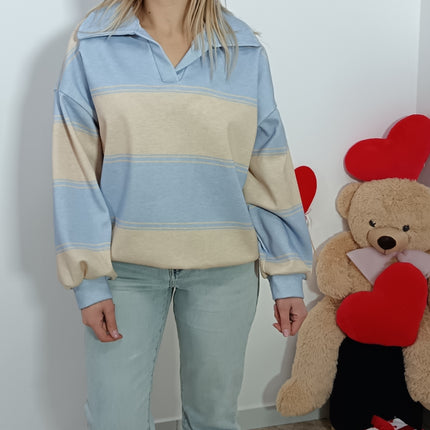 FELPA ZURIGO AZZURRA