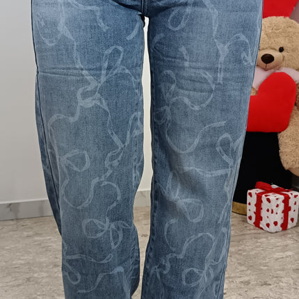 JEANS EFFETTO ACQUA