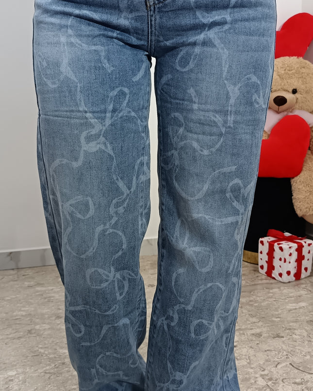 JEANS EFFETTO ACQUA