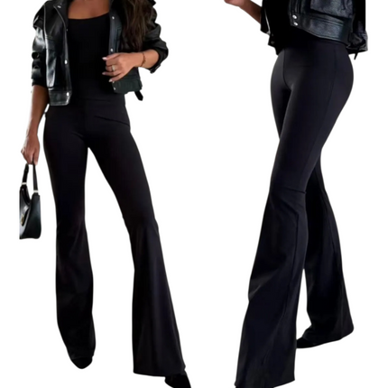 PANTALONI ZAMPA NERO