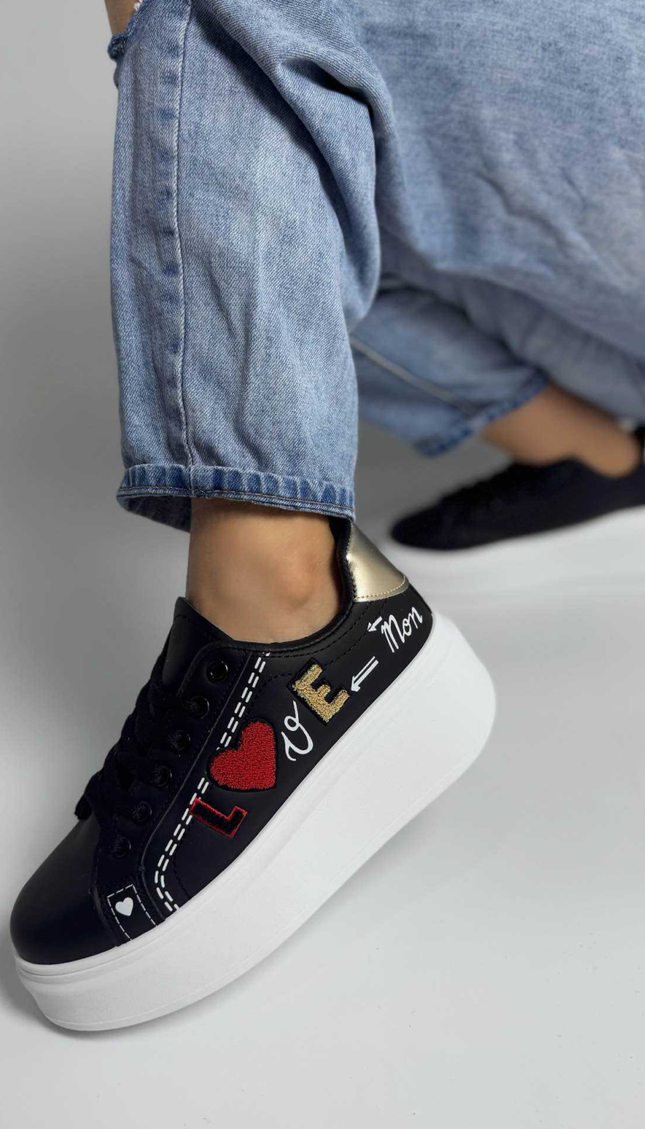 SCARPE LOVE NERA