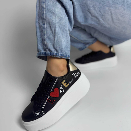 SCARPE LOVE NERA