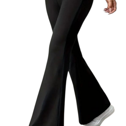 PANTALONI ZAMPA NERO