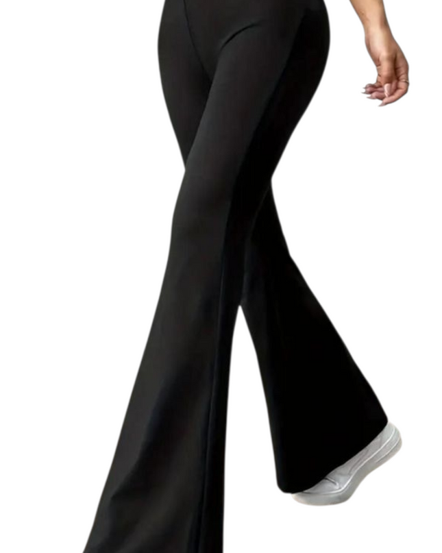 PANTALONI ZAMPA NERO