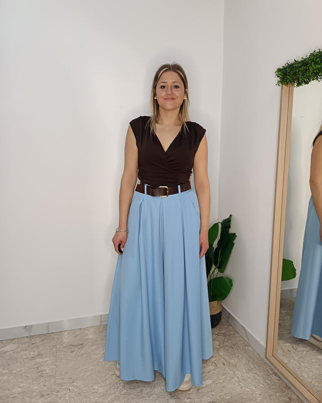 PANTALONI LILLY AZZURRO