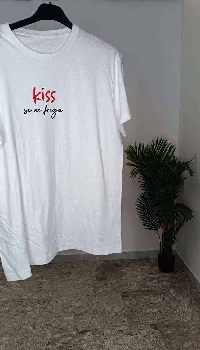 T-shirt kiss se ne frega