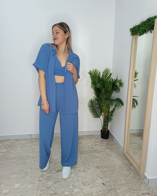 COORDINATO MELISSA AZZURRO