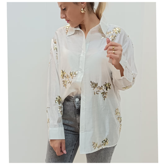 CAMICIA DESY  IN PAIETTE