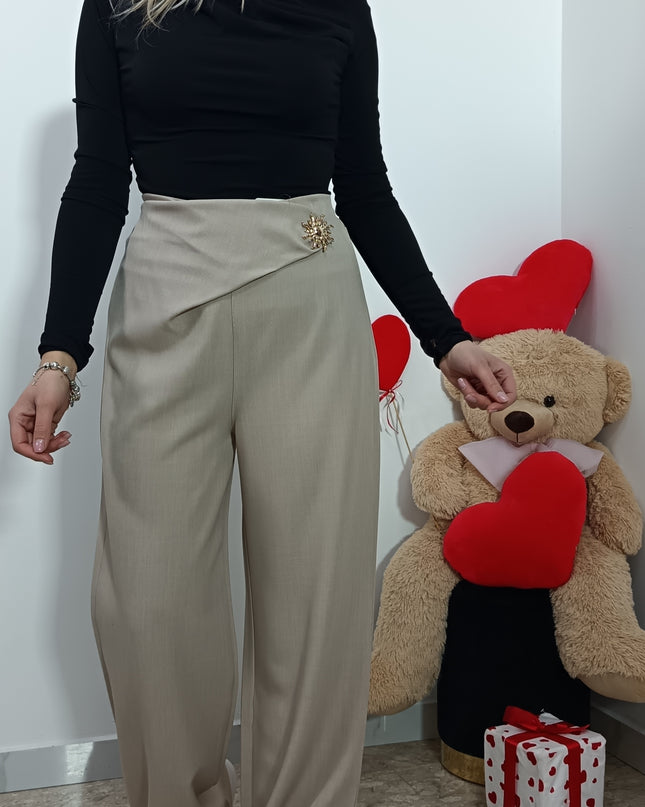 PANTALONI SOLE BEIGE