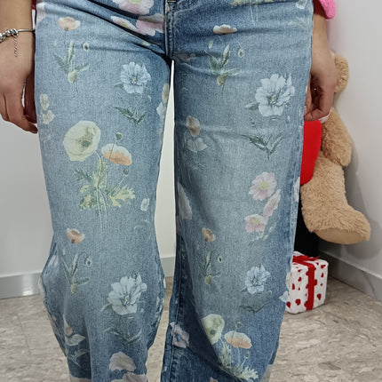JEANS FLOREALE